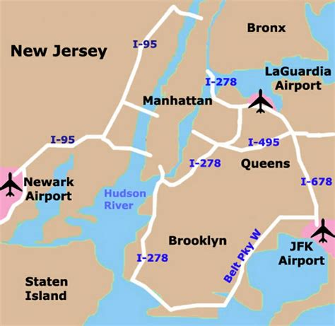 new york airports|flughafen new york maps.